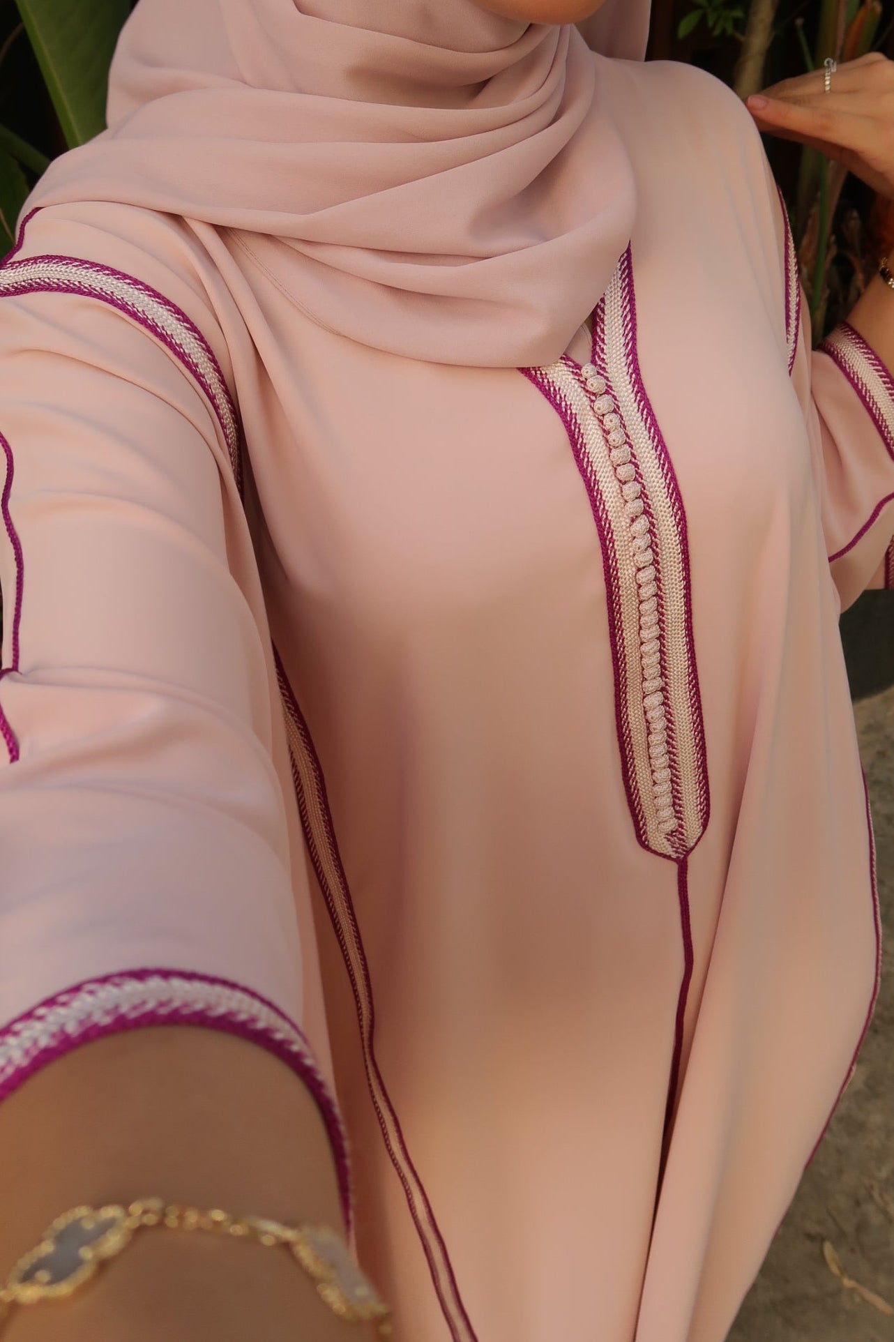Signature Kandoura - Blush of Dawn